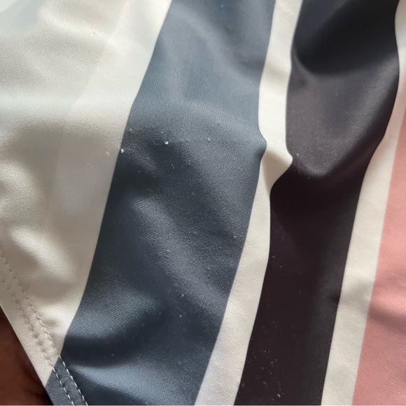 Nani Swimwear. Womens neutral color one piece swimsuit. Size medium. - Picture 9 of 14